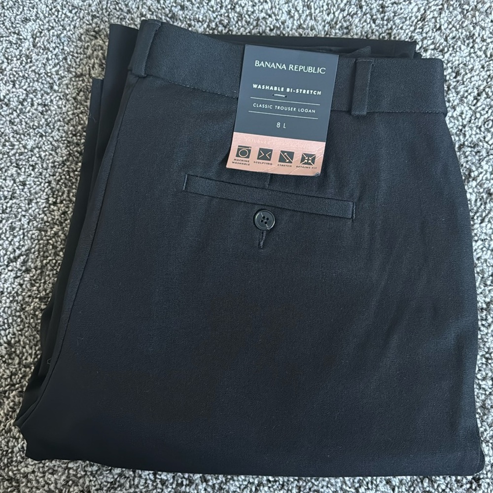BR washable bi-stretch Logan trouser, long